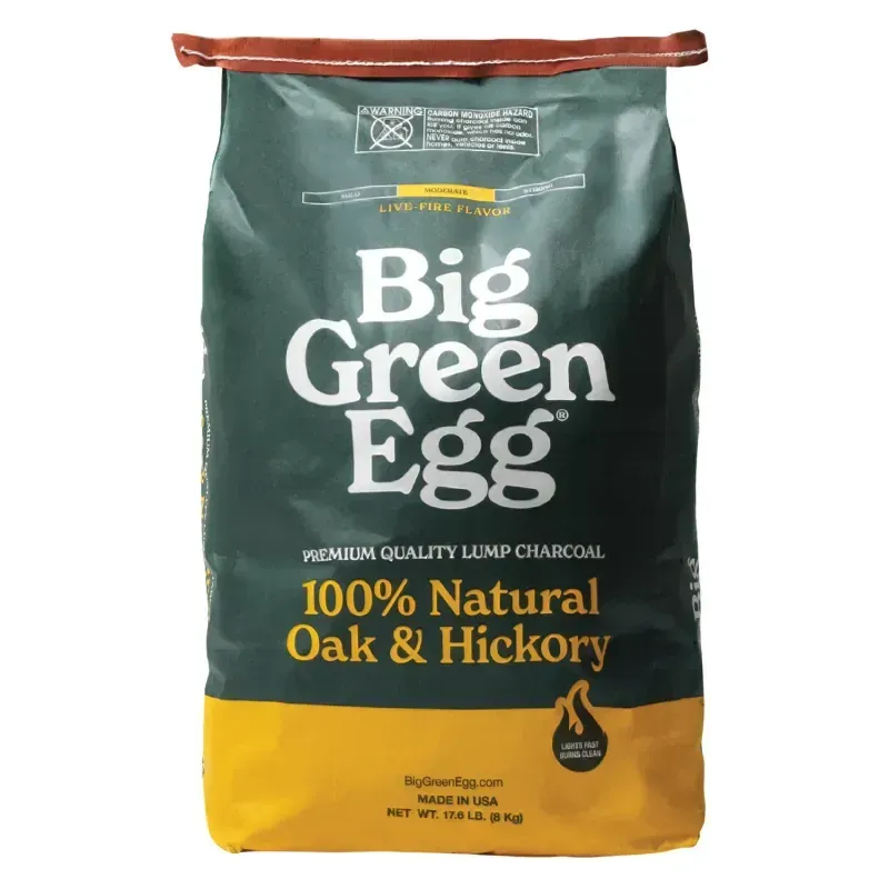 Big Green Egg 100% Natural Oak & Hickory Lump Charcoal